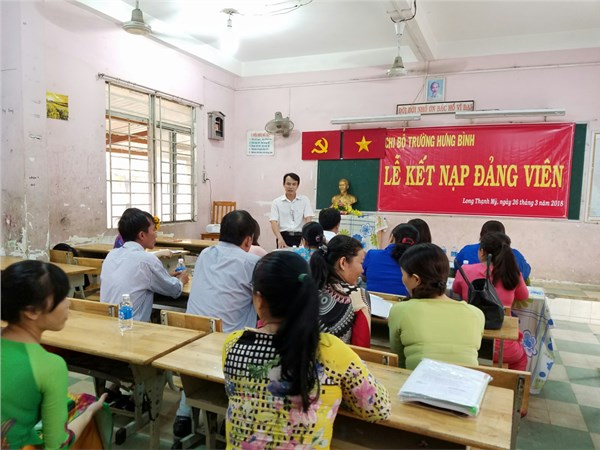 Lễ Kết nạp Đảng viên mới năm 2017- 2018